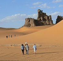 Crossing the Sahara in Algeria 