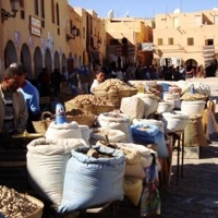Market square in Ghardaia