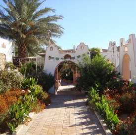 Oasis hotel in the Saharan town of Ghardaia
