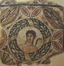 Roman mosaic Constantine Algeria